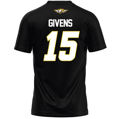 Centre College - NCAA Lacrosse : Riley Givens - Black Lacrosse Jersey