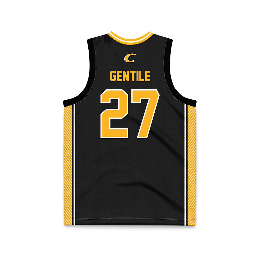 Centre College - NCAA Basketball : Austin Gentile - Black Basketball Jersey