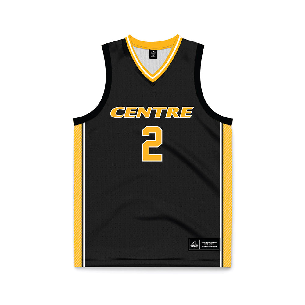 Centre College - NCAA Basketball : Nick Osterman - Black Jersey