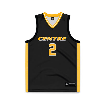 Centre College - NCAA Basketball : Nick Osterman - Black Jersey