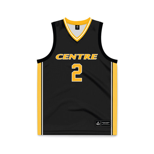 Centre College - NCAA Basketball : Nick Osterman - Black Jersey