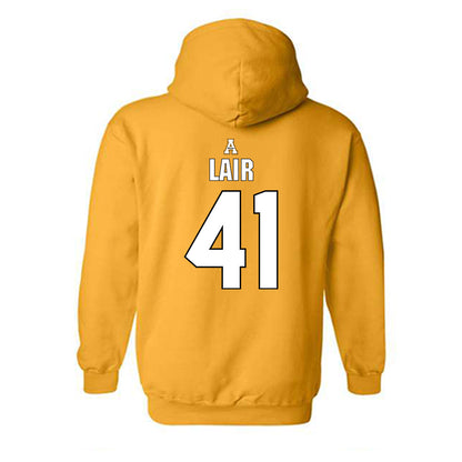 App State - NCAA Football : LukeLair - Hooded Sweatshirt Replica Shersey