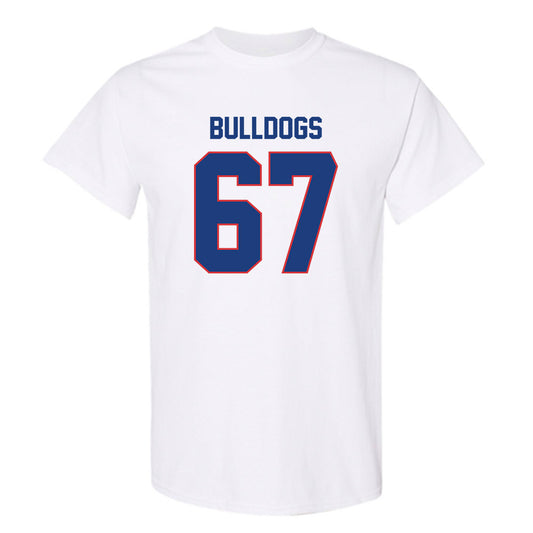 LA Tech - NCAA Football : Brett Canis - White Replica Shersey Short Sleeve T-Shirt