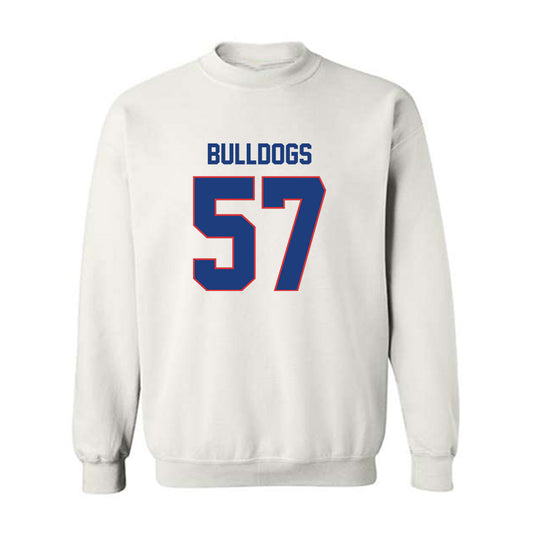 LA Tech - NCAA Football : Jadon Smith - White Replica Shersey Sweatshirt