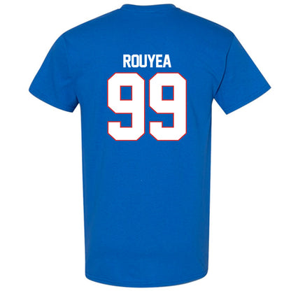 LA Tech - NCAA Football : Judd Rouyea - Royal Replica Shersey Short Sleeve T-Shirt