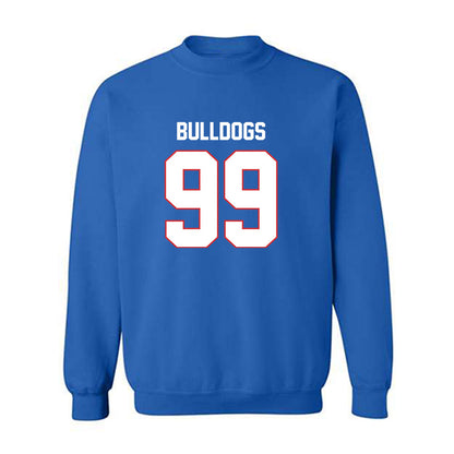 LA Tech - NCAA Football : Judd Rouyea - Royal Replica Shersey Sweatshirt