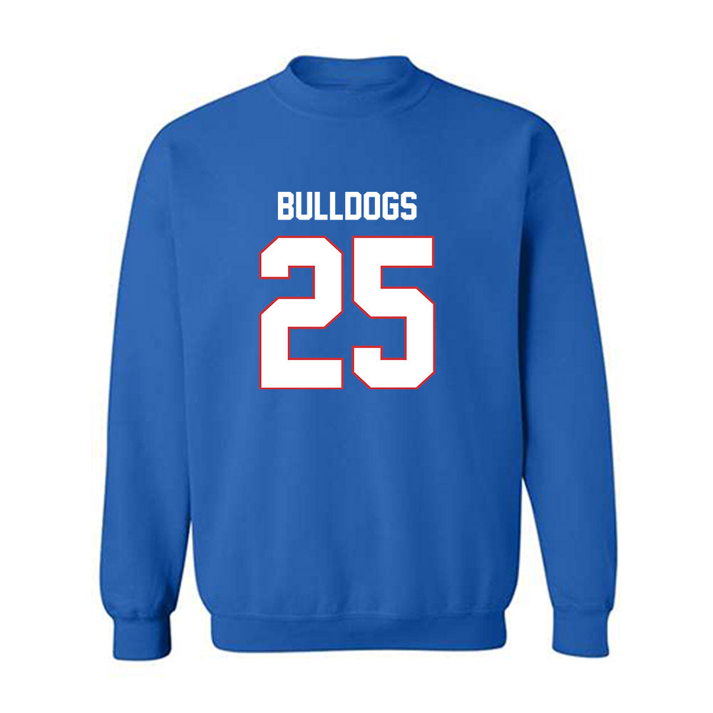LA Tech - NCAA Football : Colton Deckard - Royal Replica Shersey Sweatshirt