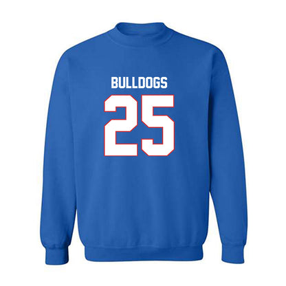 LA Tech - NCAA Football : Colton Deckard - Royal Replica Shersey Sweatshirt