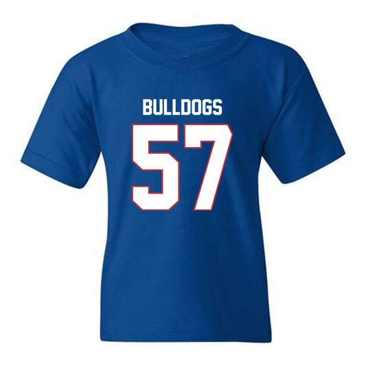 LA Tech - NCAA Football : Jadon Smith - Royal Replica Shersey Youth T-Shirt