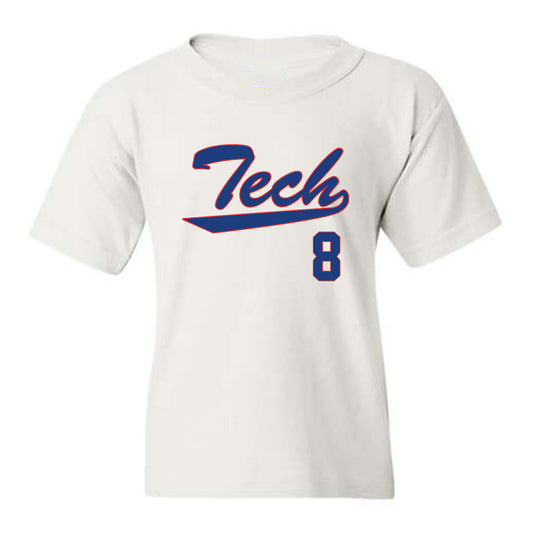 LA Tech - NCAA Softball : Jordyn Manning - Youth T-Shirt Replica Shersey