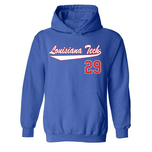 LA Tech - NCAA Softball : Sierra Sacco - Hooded Sweatshirt Replica Shersey