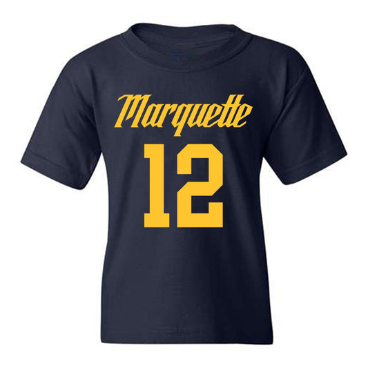 Marquette - NCAA Men's Basketball : Ben Gold - Youth T-Shirt Replica Shersey