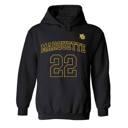 Marquette - NCAA Women's Basketball : Halle Vice - Hooded Sweatshirt Replica Shersey