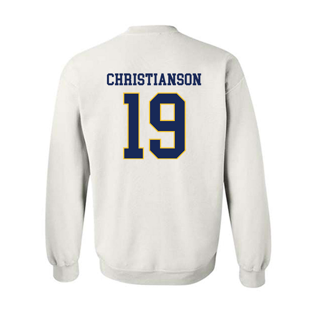 Marquette - NCAA Women's Soccer : Haley Christianson - White Replica Shersey Sweatshirt