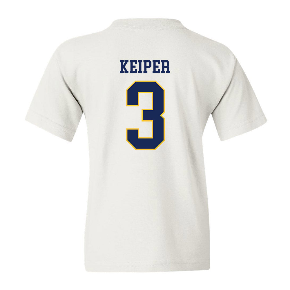 Marquette - NCAA Women's Soccer : Molly Keiper - White Replica Shersey Youth T-Shirt