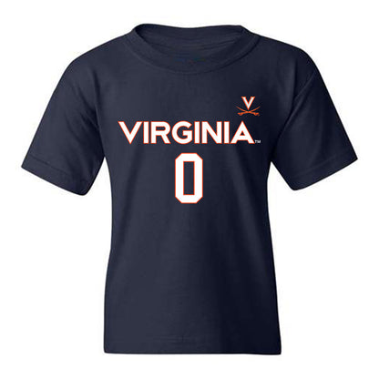 Virginia - NCAA Women's Basketball : Olivia McGhee - Youth T-Shirt Replica Shersey