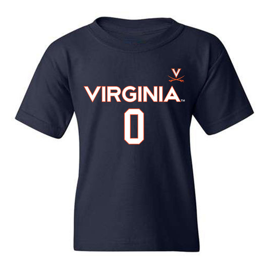 Virginia - NCAA Women's Basketball : Olivia McGhee - Youth T-Shirt Replica Shersey