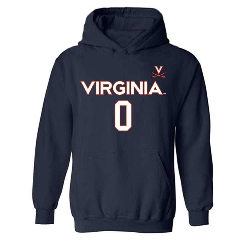 Virginia - NCAA Women's Basketball : Olivia McGhee - Hooded Sweatshirt Replica Shersey