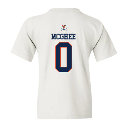 Virginia - NCAA Women's Basketball : Olivia McGhee - Youth T-Shirt Replica Shersey