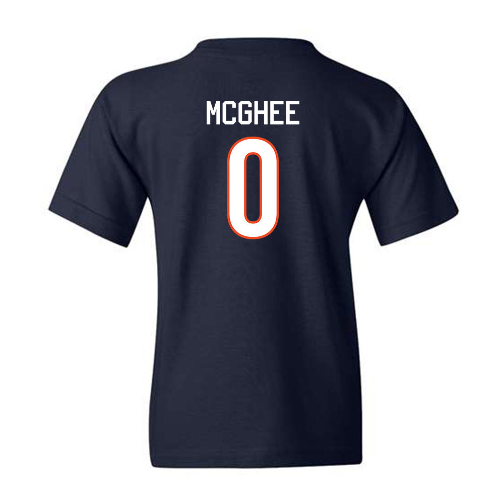 Virginia - NCAA Women's Basketball : Olivia McGhee - Youth T-Shirt Replica Shersey