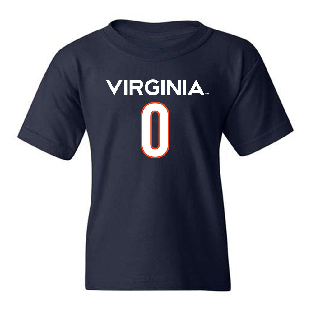 Virginia - NCAA Women's Basketball : Olivia McGhee - Youth T-Shirt Replica Shersey