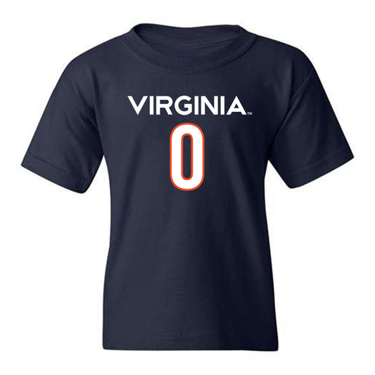 Virginia - NCAA Women's Basketball : Olivia McGhee - Youth T-Shirt Replica Shersey