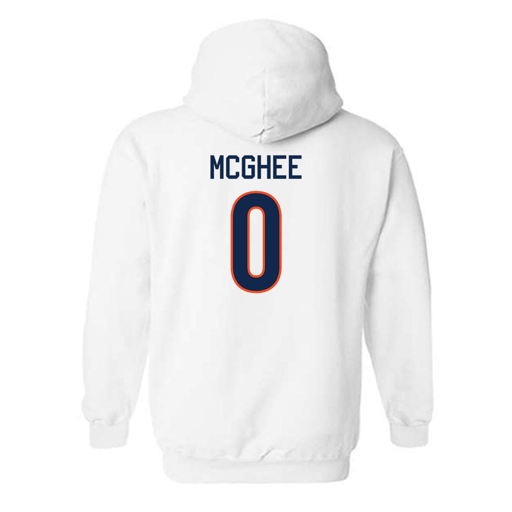 Virginia - NCAA Women's Basketball : Olivia McGhee - Hooded Sweatshirt Replica Shersey