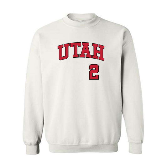 Utah - NCAA Baseball : Matt Flaharty - Crewneck Sweatshirt Replica Shersey