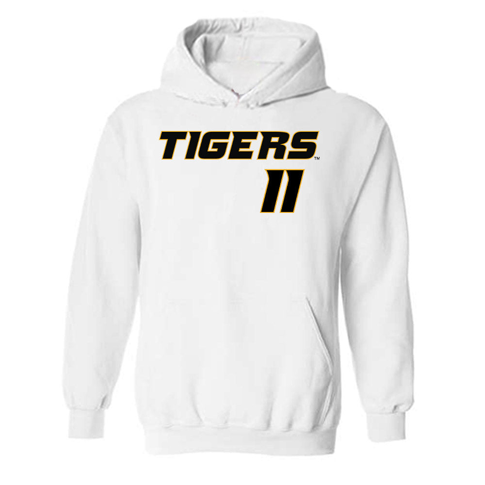 Missouri - NCAA Baseball : Jack Holubowski - Hooded Sweatshirt Replica Shersey