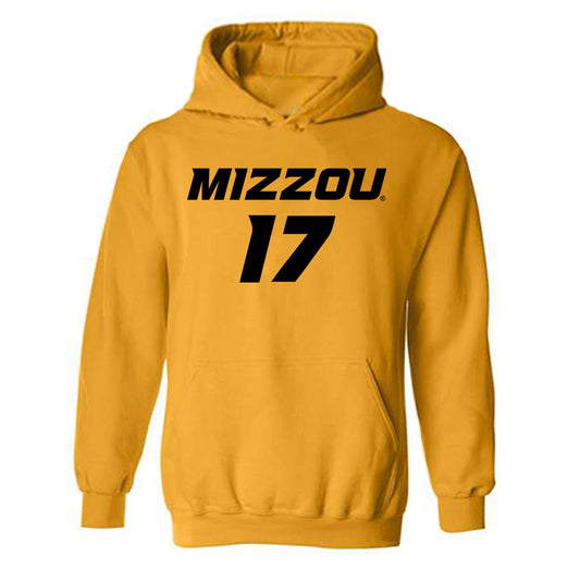 Missouri - NCAA Women's Soccer : Grace Pettet - Gold Replica Shersey Hooded Sweatshirt