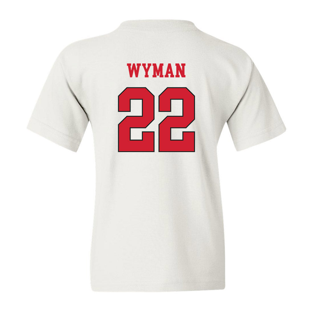 NC State - NCAA Softball : Rylee Wyman - Youth T-Shirt Replica Shersey